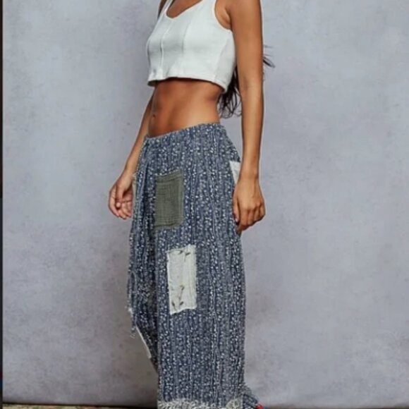 POL COTTON PATCHED HAITI 2 QUILTED PANT - Picture 3 of 12